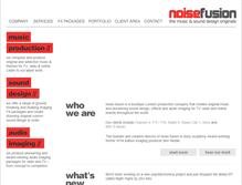 Tablet Screenshot of noisefusion.com